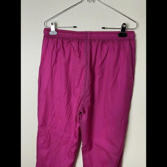 American Apparel Metallic Pink Disco Windsuit Pants Size Medium Nylon - Picture 5 of 8